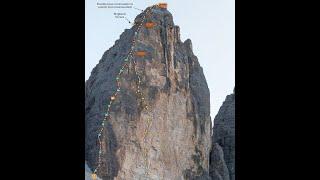 Grosse Zinne/Cima Grande (2999m) - Dibona Kante (4+), Drei Zinnen/Tre Cime, Dolomiti