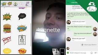 Google Hangouts v2 5 update quick look!