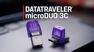 Hochgeschwindigkeits-USB-Typ-C- und Typ-A-Stick – DataTraveler® microDuo™ 3C – Kingston Technology