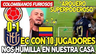 COLOMBIANOS EXPLOTAN EN VIVO TRAS PERDER ANTE ECUADOR ¡NOS REGRESARON A NUESTRA REALIDAD!