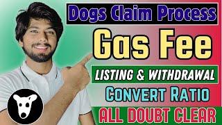 Dogs Airdrop Withdrawal | dogs telegram airdrop, today dogs listing news