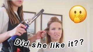 cutting my mom's hair!! | Alyssa Mikesell