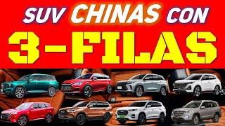 SUV CHINAS con 3 FILAS de asientos