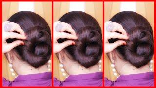 How to Create a Quick and Stylish Bun Hairstyle | Easy Everyday Updo Tutorial | Bun Hairstyle Girl