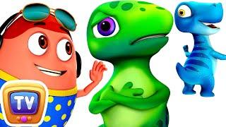 The Cheer Up Feelings Song with Jumblikans Dinosaurs - ChuChuTV Nursery Rhymes & Kids Learning Songs