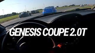 POV Genesis Coupe 2.0T vs Scion FRS / Subaru BRZ / Toyota GT86 on track @ TMP | CSCS 2024