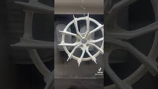 Powder coating three piece wheels part 2