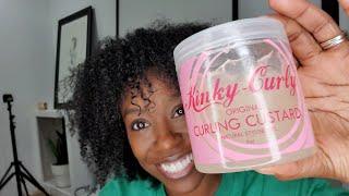 Amazing Results! Kinky Curly Curling Custard Review!