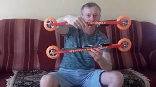 Як ставити колеса на швидкісних лижоролерах Rollx roller ski