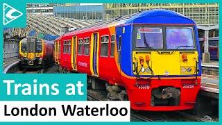 Trains at London Waterloo (SWML) 28/07/2020