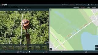 Hepta Insights power line inspection software overview