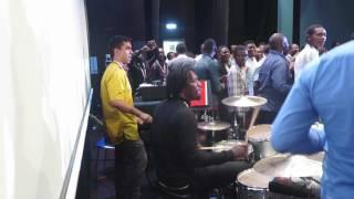 BERKLEE IN GABON - ENDING SONG - TOMBO by Airto Moreira