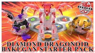 DIAMOND DRAGONOID ULTRA STARTER PACK!! Bakugan Battle Planet Diamond Unboxing Marathon Part 3