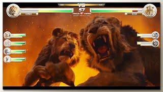 Simba vs Scar with Healthbars