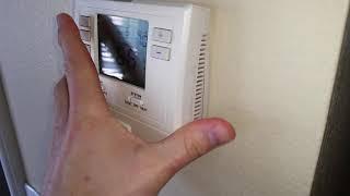 Pro1 IAQ Programmable A/C Furnace Thermostat - How To Take It Off the Wall - Model T705 - Remove