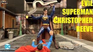 McFarlane DC Multiverse Evil Superman Christopher Reeve PLATINUM Action Figure Review & Comparison