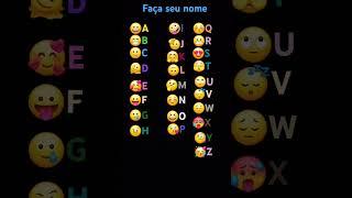 Faça seu nome com os emojis...