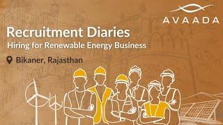 Avaada Recruitment Diaries | Bikaner’s Brightest Join the Clean Energy Movement