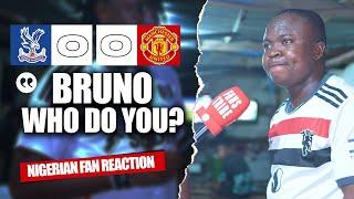 CRYSTAL PALACE 0-0 MANCHESTER UNITED (Henry - NIGERIAN FAN REACTION) PREMIER LEAGUE 24-25 HIGHLIGHT