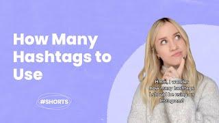 The Number of Hashtags You Should Use on Instagram #shorts