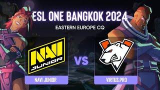 NAVI Junior проти Virtus.pro | ESL One - Bangkok: Eastern Europe Closed Qualifier