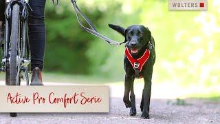 WOLTERS Active Pro Comfort Serie - Geschirr, Halsband und Leine für den aktiven Hund