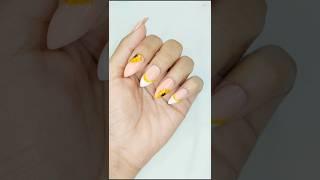 Easy Sunflower  nail art #shorts #nailart #naildesign