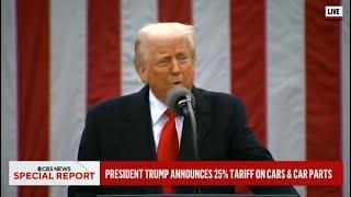 President Trump speaks on Tariffs