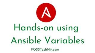 #5:Ansible Variable Explanations |Hands-on using Ansible Variables| Ansible Host Variables