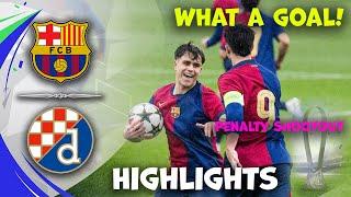 Barcelona vs Dinamo Zagreb | UEFA Youth League | Highlights 12-02-2025