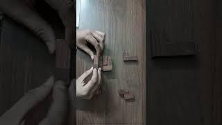 How to solve the wooden Cube puzzle // 6 piece wooden Puzzle