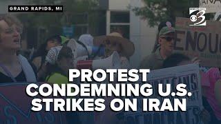 Palestine solidarity group is condemning U.S. strikes in Iran, protesting war