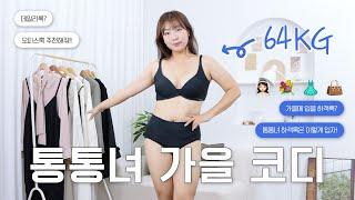 [DM 폭주] 이렇게 입으면 남친 생기는 64kg 통통녀 가을 코디 l 하객룩 l 오피스룩 l 데일리룩 l 깔끔단정룩