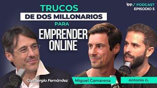 Los trucos de dos millonarios para vender online, con Antonio G y Miguel Camarena