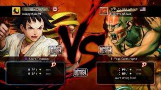 USF4 - Makoto (sleepychino69) Vs Dhalsim (BloodFromSpain) 720p60fps HD◄◄