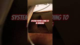 Disgusting  conditions in hvac plenum #shorts #homeinspector #hvac