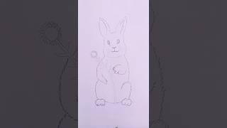 Rabbit drawing easy |How to draw Rabbit #art #drawing #sketch #rabbitdrawing #quickdrawing #artist