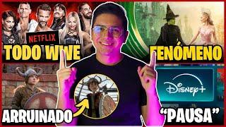 La "PAUSA" de DISNEY PLUS | NETFLIX con WWE| WICKED es un FENÓMENO | Cómo Entrenar A Tu Dragón