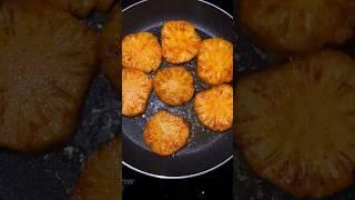 Pineapple Tawa Fry #pineapple #pineapplerecipes #pineapplefred #fruit #tasty #streetfood #food