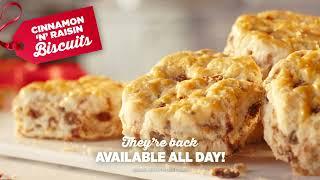 Hardee's | Cinnamon 'N' Raisin Biscuit | Holiday