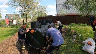 Реально о бюджетной канализации в наше непростое время, о ценах и монтаже народного септика Диамант