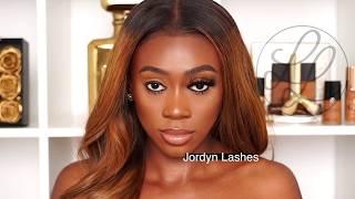 Lena Lashes Jordyn Lashes Demo by Vanessa Gyimah