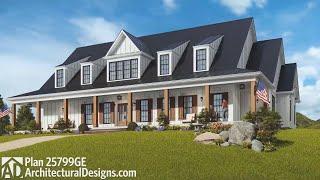 Single Story 3-Bed Modern Farmhouse Plan Under 3000 Sq Ft  25799GE | Architectural Designs