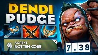 ДЕНДИ НА НОВОМ ПУДЖЕ В 7.38 ПАТЧЕ Dendi Pudge 7.38