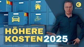 Diese Versicherungen werden 2025 (definitiv) teurer!