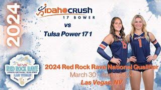 2024 RED ROCK RAVE - Idaho Crush 17 Bower vs Tulsa Power 17 1