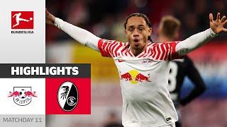 RB Leipzig - SC Freiburg 3-1 | Highlights | Matchday 11 – Bundesliga 2023/24