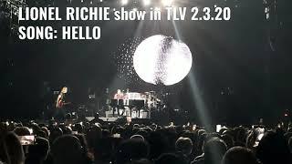 Lionel richie show in tlv 3.2.20