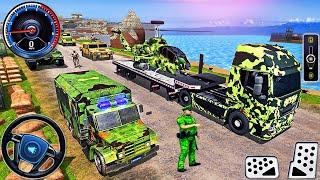 US Army Cargo Transporter Truck Simulator 3D - Multi Cars Transport Driver - Android GamePlay #2