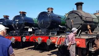 Tyseley Locomotive Open Day Featuring 4965, 7029, 9600, 30th June 2018.